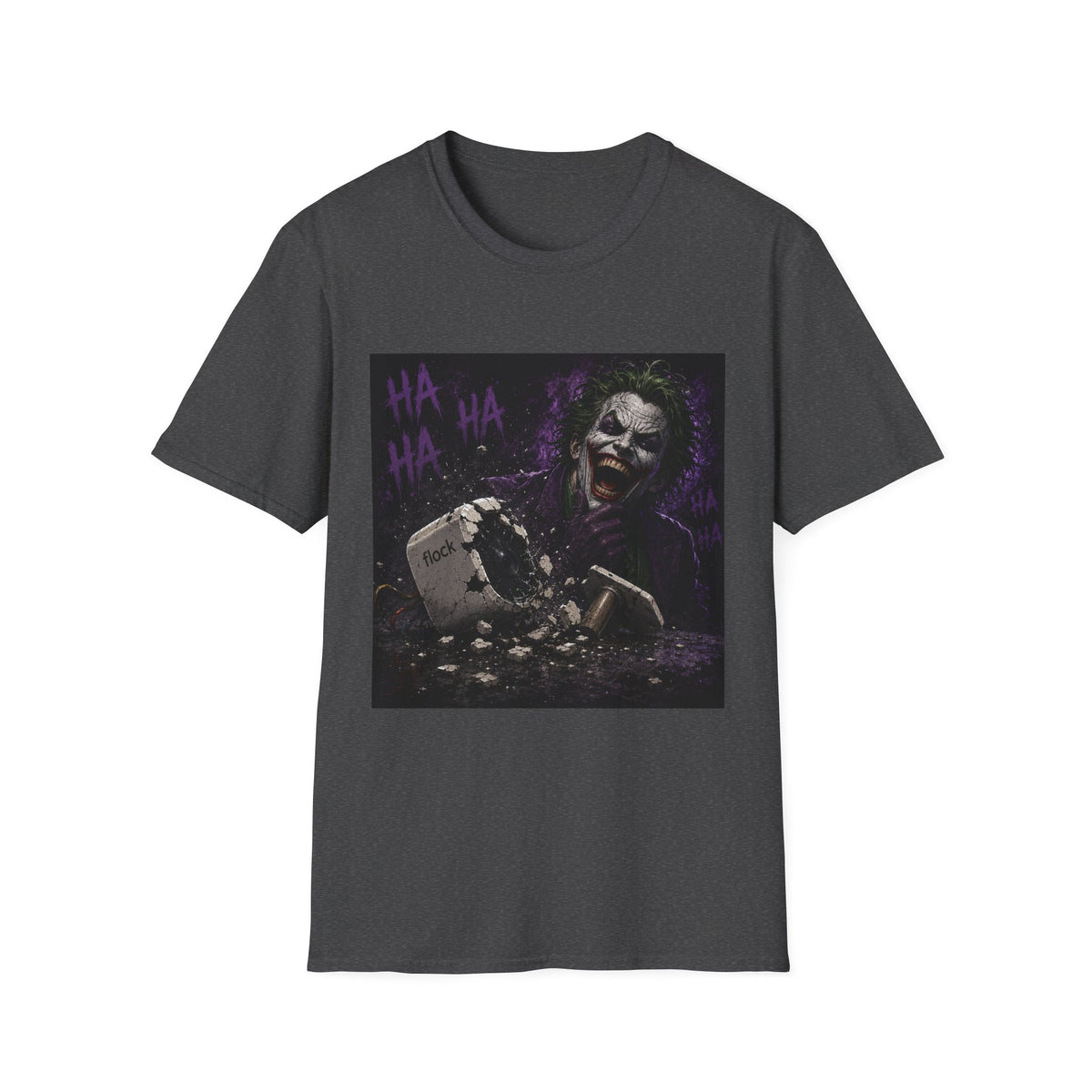 Dark Joker Laugh Graphic T-Shirt