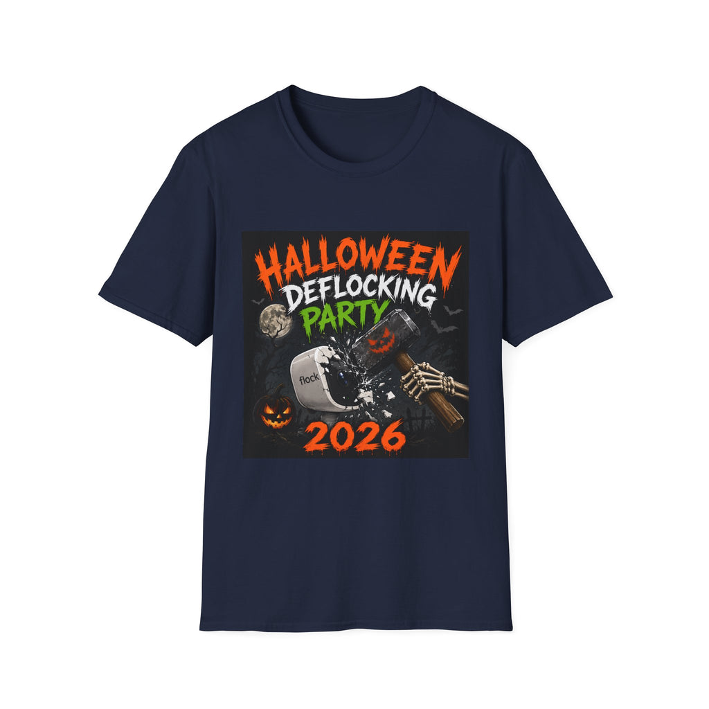 Halloween Deflocking Party 2026 T-Shirt