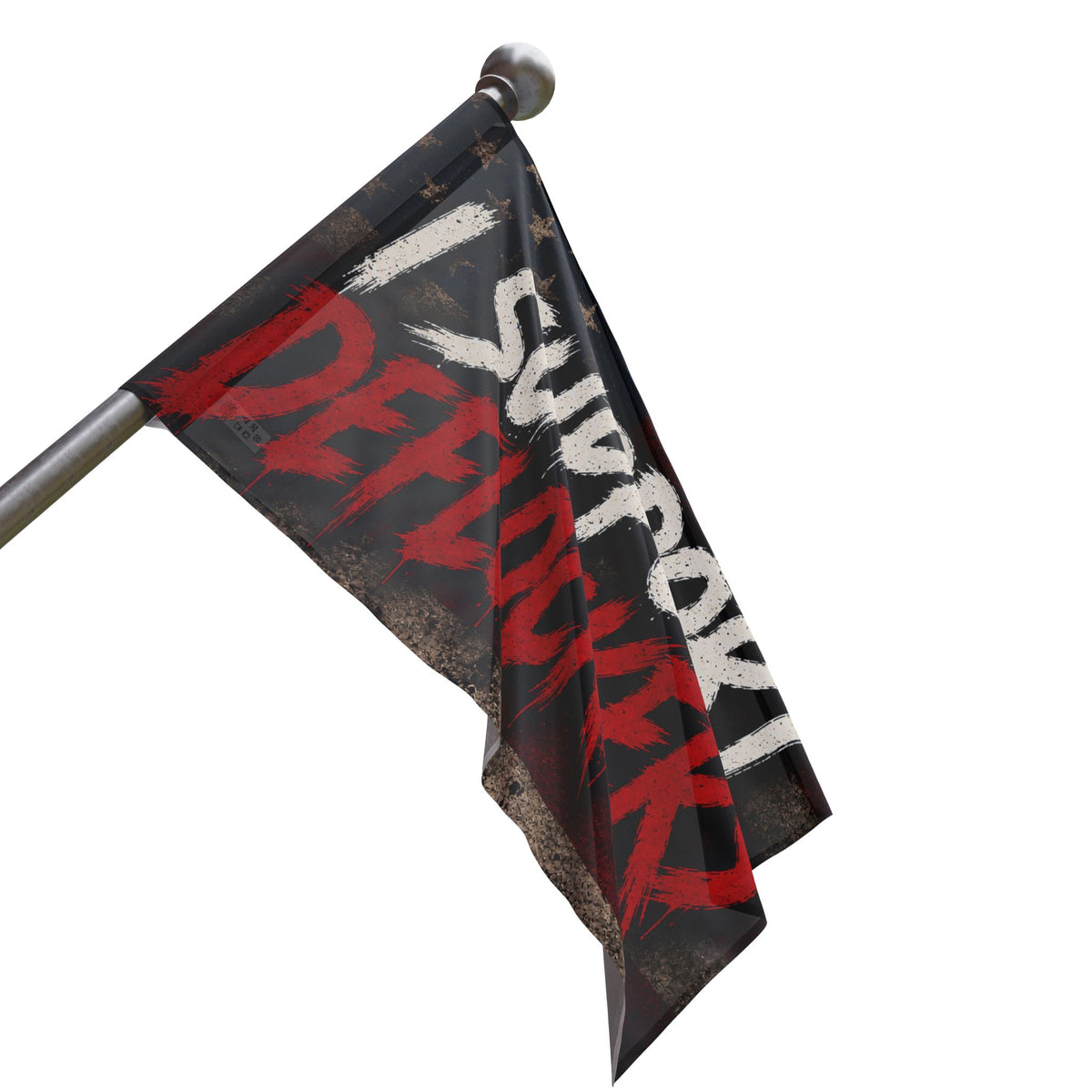 I Support Deflockers Flag – Americana Political Statement Banner