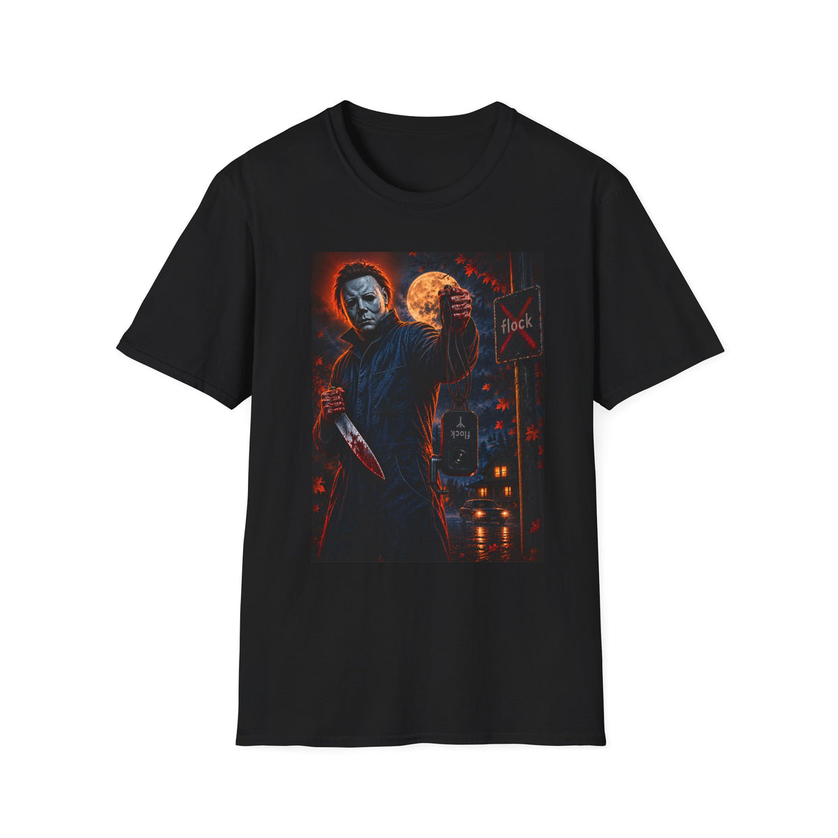 Michael Myers Halloween Horror T-Shirt — Moonlit Slasher Graphic Tee
