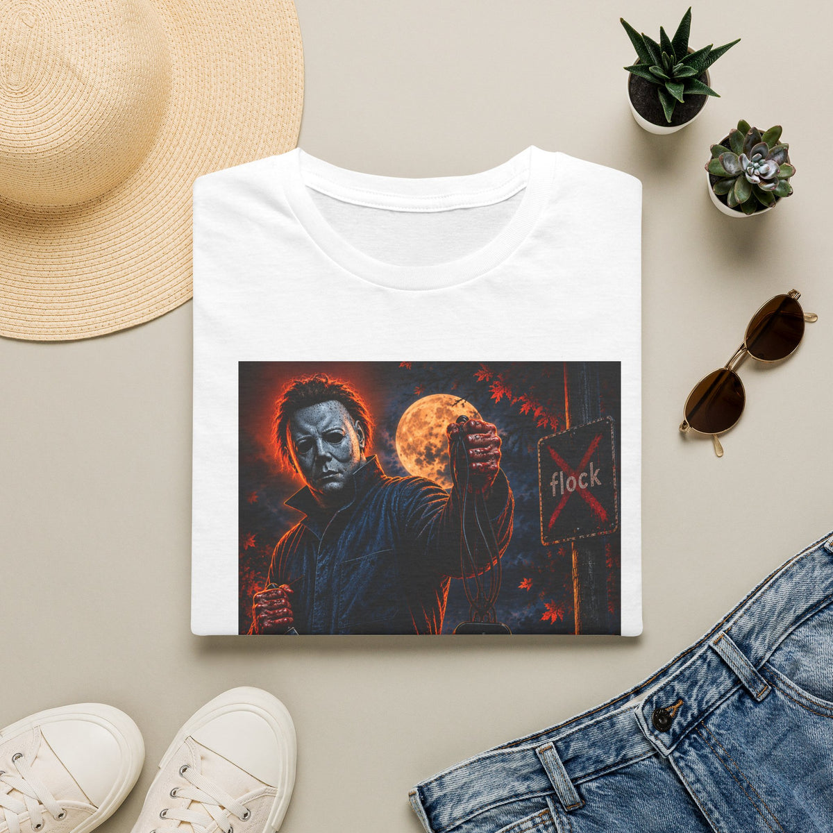 Michael Myers Halloween Horror T-Shirt — Moonlit Slasher Graphic Tee
