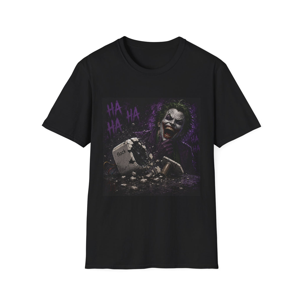 Dark Joker Laugh Graphic T-Shirt