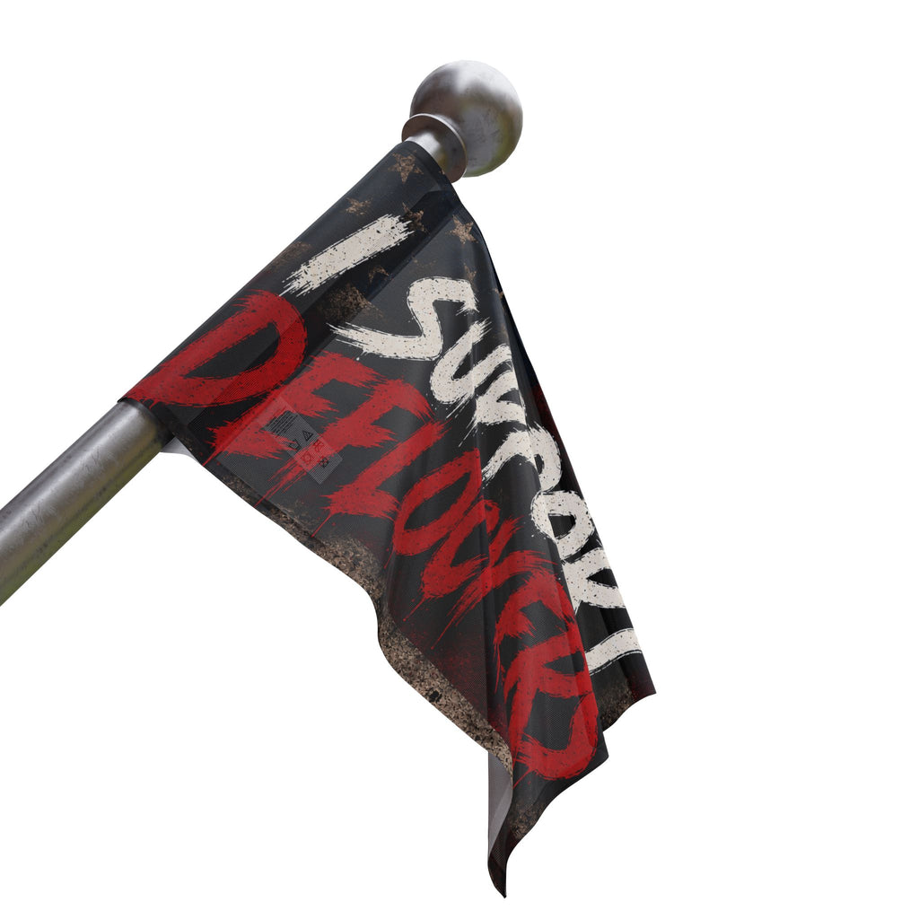 I Support Deflockers Flag – Americana Political Statement Banner
