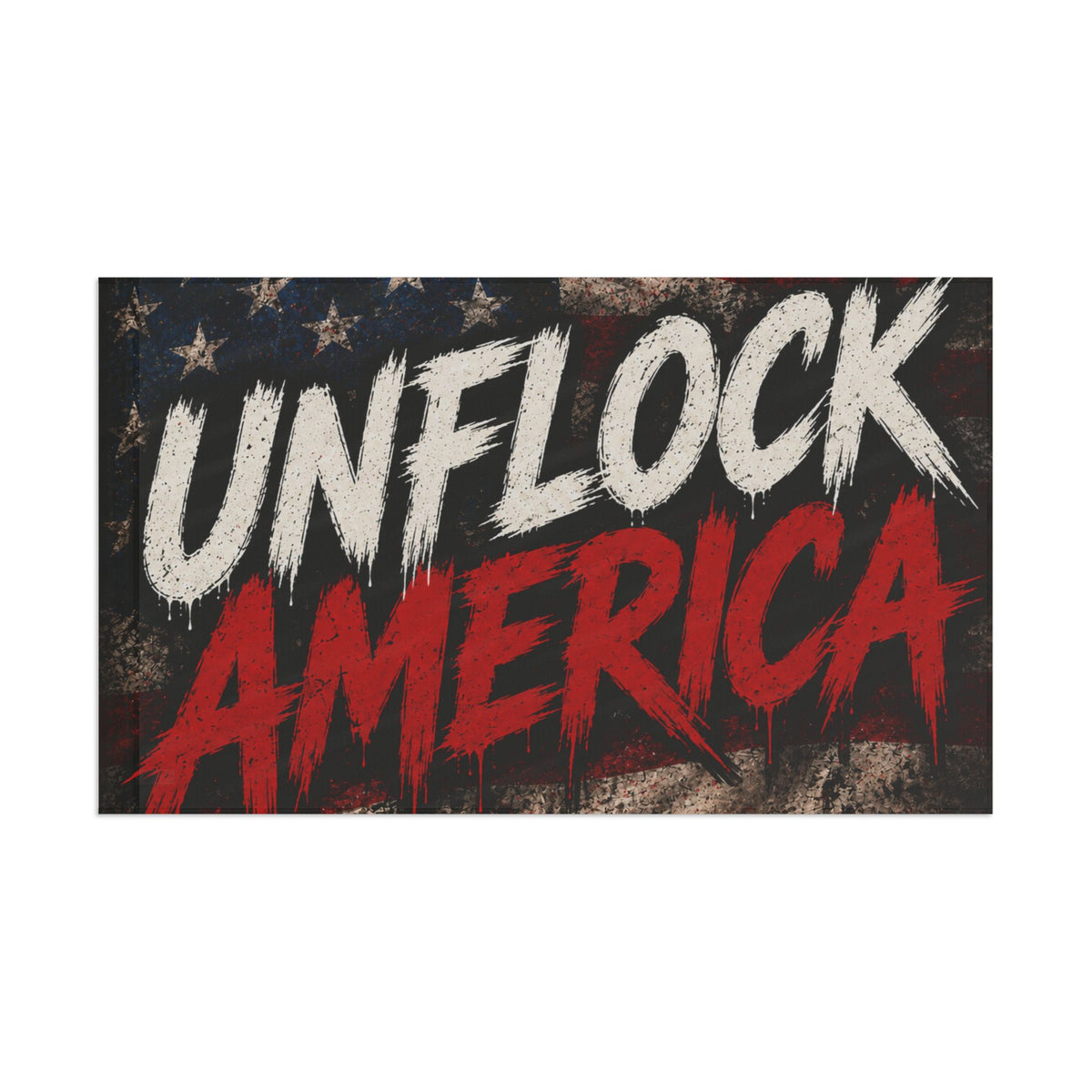 Unflock America Distressed American Flag - Patriotic Yard Flag