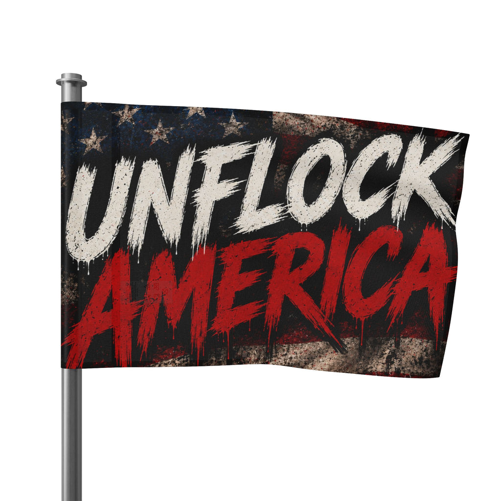 Unflock America Distressed American Flag - Patriotic Yard Flag