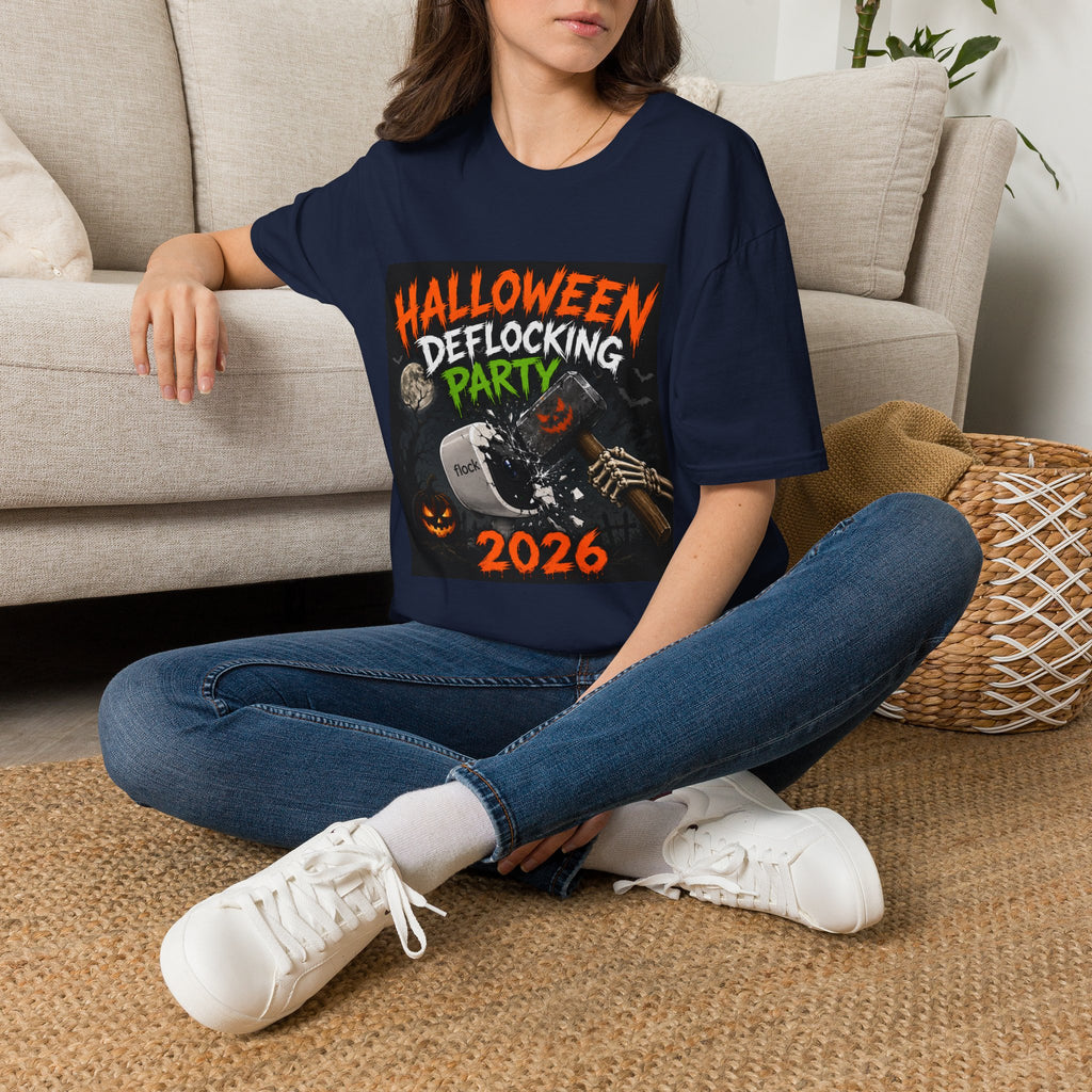 Halloween Deflocking Party 2026 T-Shirt