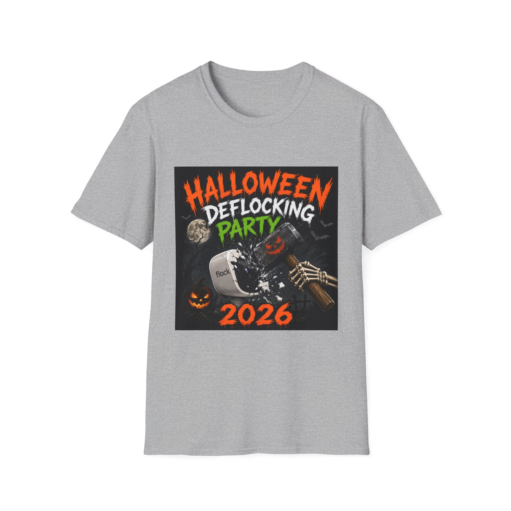 Halloween Deflocking Party 2026 T-Shirt