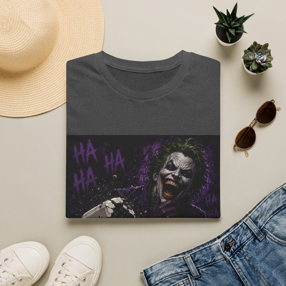 Dark Joker Laugh Graphic T-Shirt