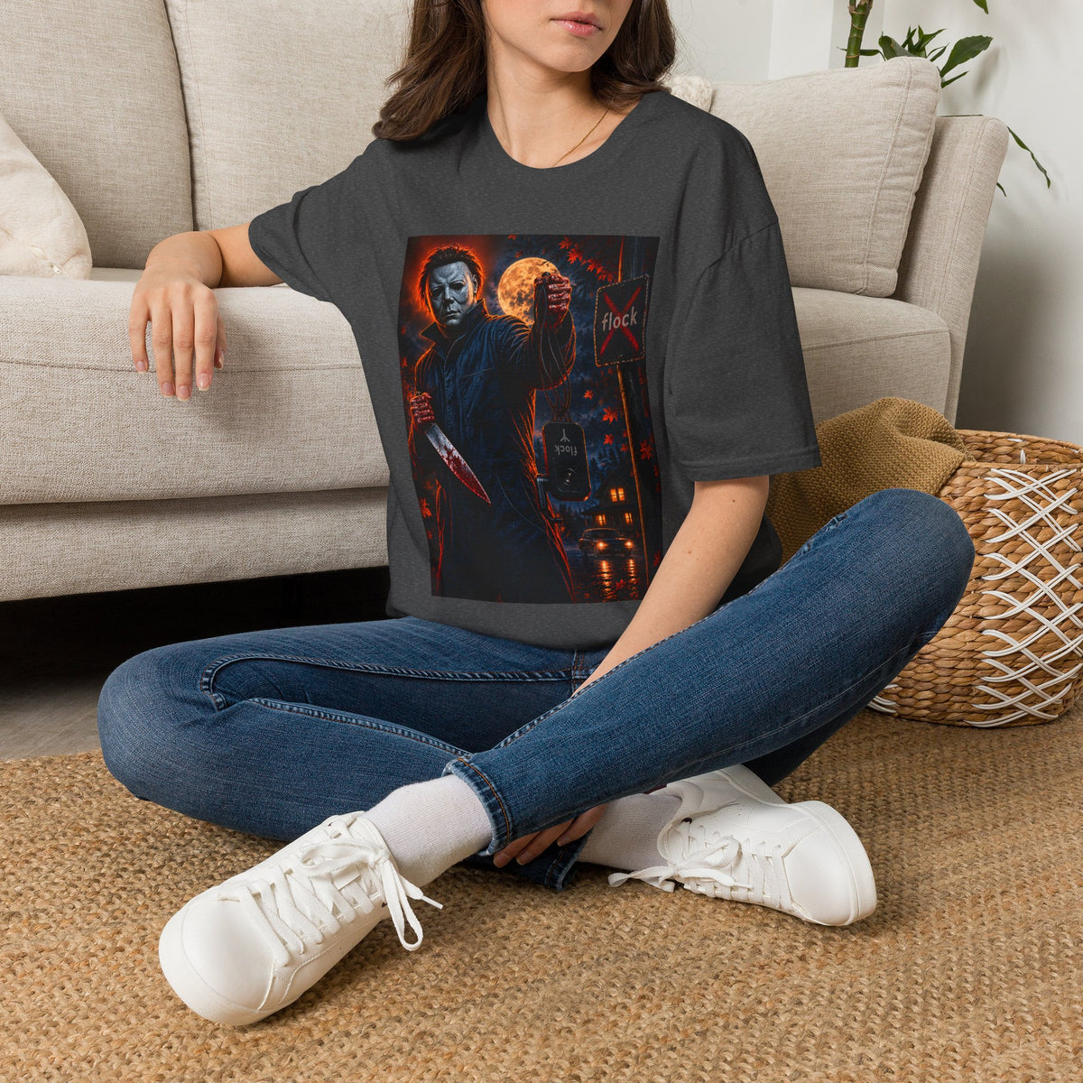 Michael Myers Halloween Horror T-Shirt — Moonlit Slasher Graphic Tee