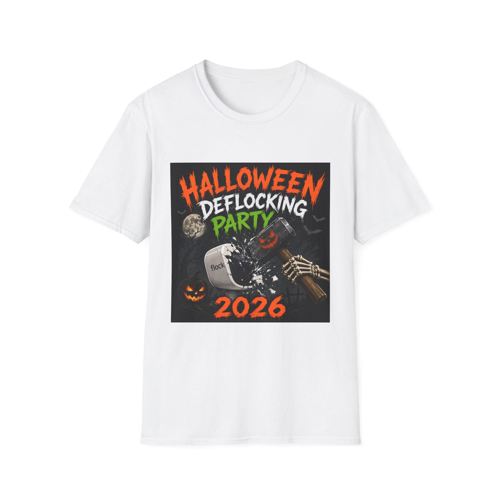 Halloween Deflocking Party 2026 T-Shirt