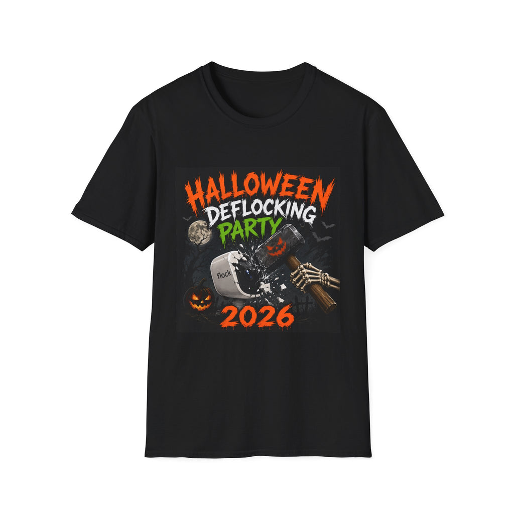 Halloween Deflocking Party 2026 T-Shirt
