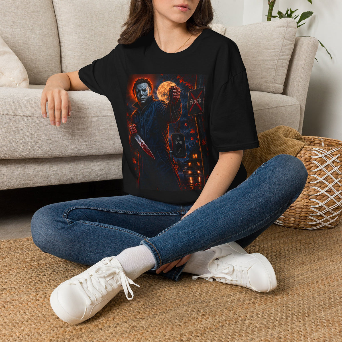 Michael Myers Halloween Horror T-Shirt — Moonlit Slasher Graphic Tee
