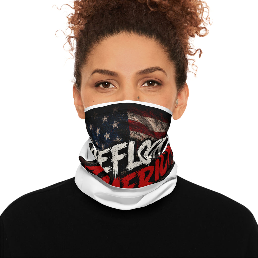 Deflock America Neck Gaiter – Patriotic American Flag Face Covering