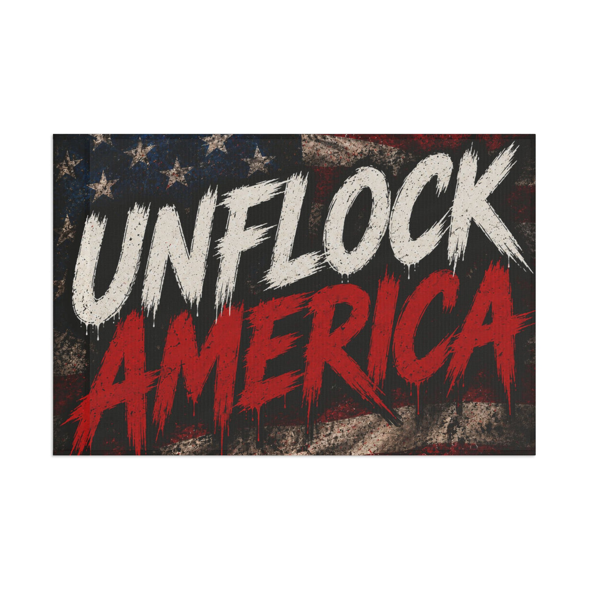 Unflock America Distressed American Flag - Patriotic Yard Flag