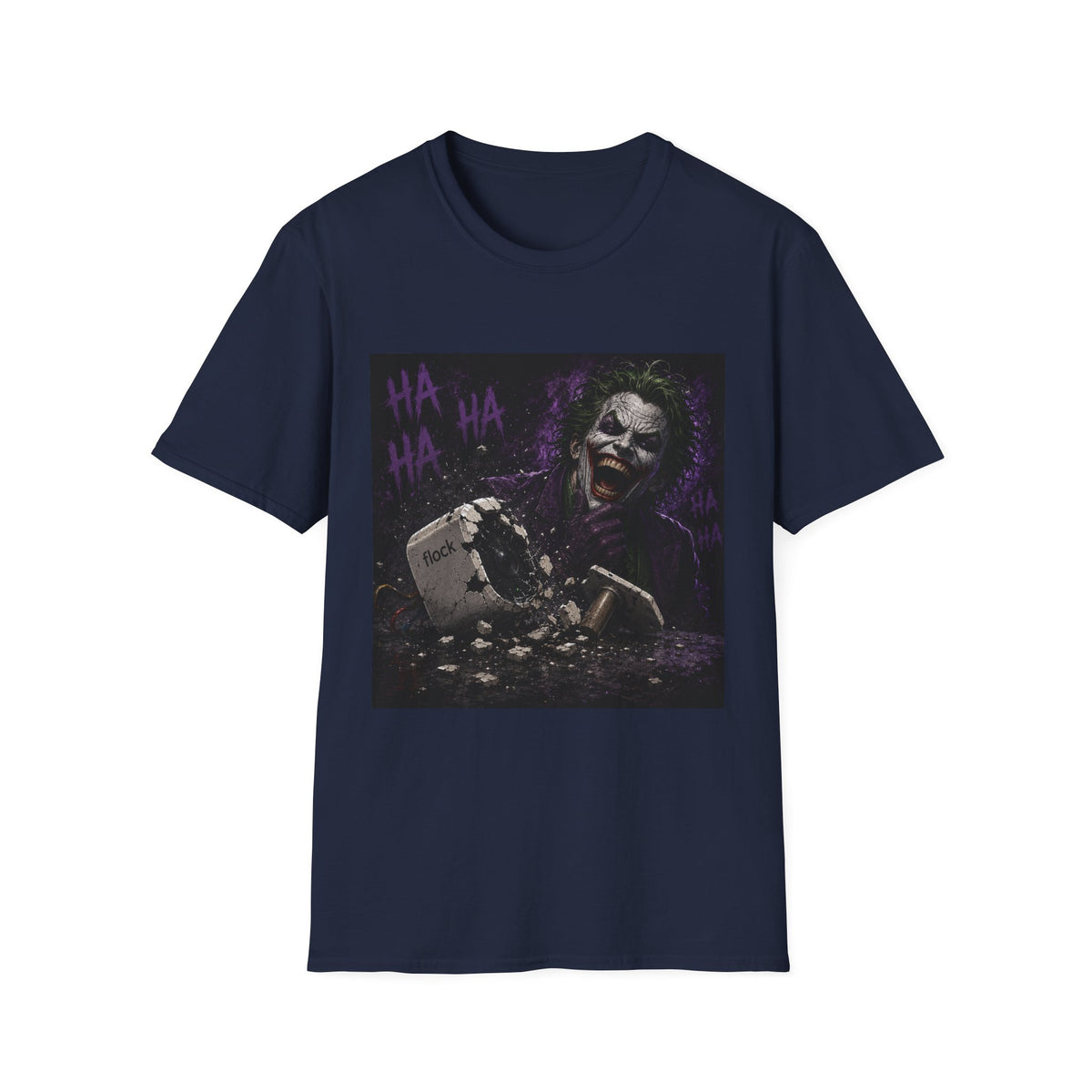 Dark Joker Laugh Graphic T-Shirt